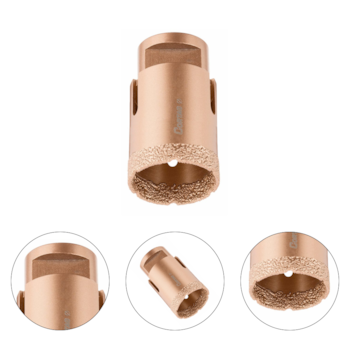 SERRA COPO DIAMANTADA PARA ESMERILHADEIRA 35MM ROSCA M14 - CORTAG