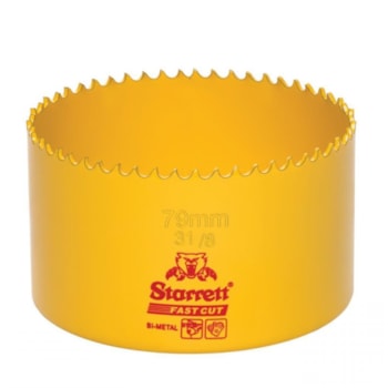 SERRA COPO FAST CUT  BI-METAL 3.1/8" (79MM) - STARRETT