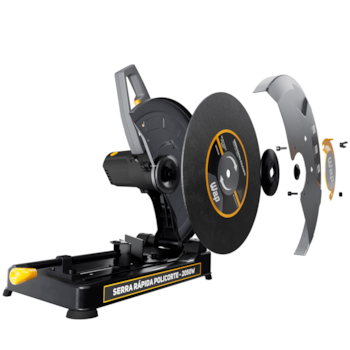 SERRA DE CORTE RAPIDO POLICORTE 14" 355MM 2050W WF SP01 220V - FW010127 WAP