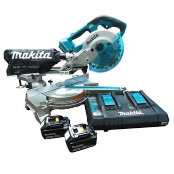 SERRA DE ESQUADRIA 18+18V 190MM - MAKITA DLS714PF2 SERRA DE ESQUADRIA 18+18V 190MM - MAKITA DLS714PF2