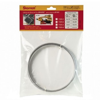 SERRA DE FITA BIMETAL UNIVERZ 13X0,50MM 14-18 DENTES 1,47M - 1101-3 STARRETT SERRA DE FITA BIMETAL UNIVERZ 13X0,50MM 14-18 DENTES 1,47M - 1101-3 STARRETT