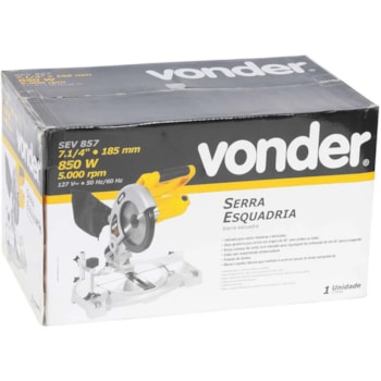 SERRA ESQUADRIA 7.1/4 850W - SEV857 VONDER SERRA ESQUADRIA 7.1/4 850W - SEV857 VONDER