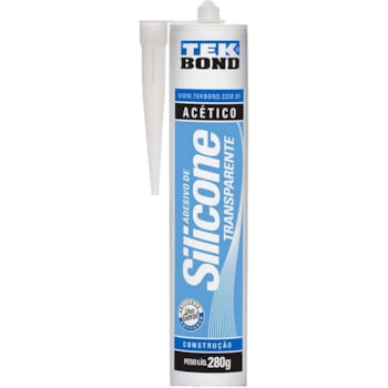 SILICONE ACÉTICO INCOLOR PARA VEDAÇÃO 280G - 22034002000 TEKBOND