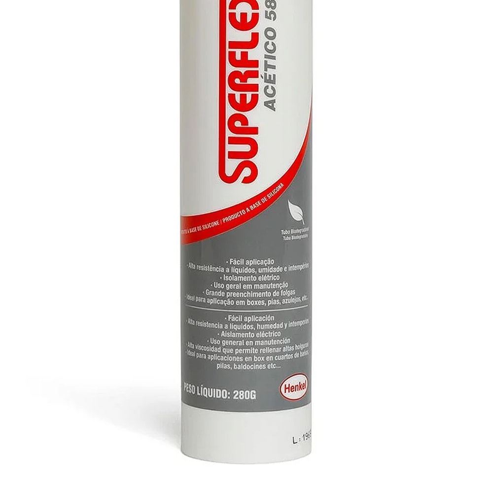 SILICONE INCOLOR SUPERFLEX 585 280G - 0296263 LOCTITE - HBR Flex