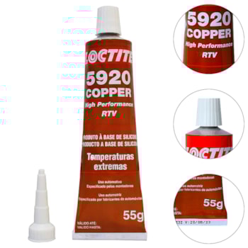 SILICONE ULTRA COPPER 5920 55GR - 02962.1 LOCTITE SILICONE ULTRA COPPER 5920 55GR - 02962.1 LOCTITE