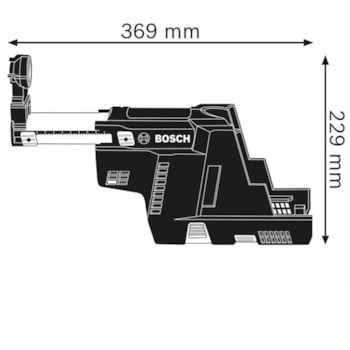 SISTEMA DE ASPIRACAO DE PO PARA MARTELETE - REF. GDE 18V-16 - BOSCH