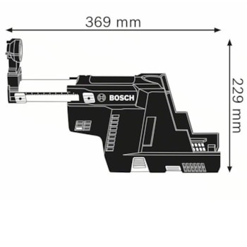 SISTEMA DE ASPIRACAO DE PO PARA MARTELETE - REF. GDE 18V-16 - BOSCH SISTEMA DE ASPIRACAO DE PO PARA MARTELETE - REF. GDE 18V-16 - BOSCH