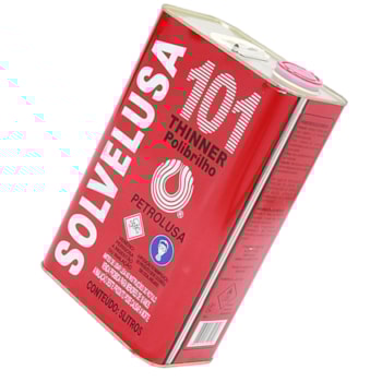 SOLVENTE SOLVELUSA THINNER 101 LATA DE 5 L - 101.10 PETROLUSA SOLVENTE SOLVELUSA THINNER 101 LATA DE 5 L - 101.10 PETROLUSA