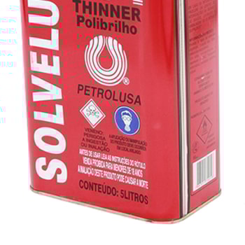 SOLVENTE SOLVELUSA THINNER 101 LATA DE 5 L - 101.10 PETROLUSA SOLVENTE SOLVELUSA THINNER 101 LATA DE 5 L - 101.10 PETROLUSA