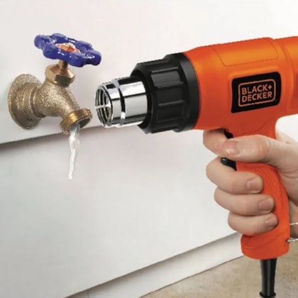 SOPRADOR PISTOLA TÉRMICO 1500 W HG1500 - BLACK + DECKER SOPRADOR PISTOLA TÉRMICO 1500 W HG1500 - BLACK + DECKER