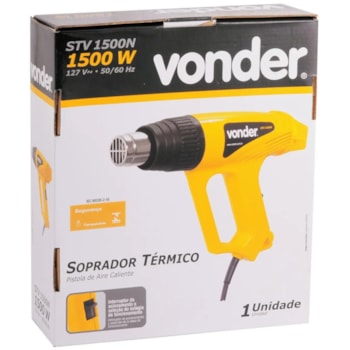 SOPRADOR TERMICO 1500W COM 4 BICOS - STV1500N VONDER SOPRADOR TERMICO 1500W COM 4 BICOS - STV1500N VONDER