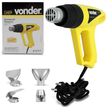 SOPRADOR TERMICO 1500W COM 4 BICOS - STV1500N VONDER SOPRADOR TERMICO 1500W COM 4 BICOS - STV1500N VONDER