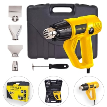 SOPRADOR TÉRMICO 1800W C/ MALETA - STXH2000K STANLEY SOPRADOR TÉRMICO 1800W C/ MALETA - STXH2000K STANLEY