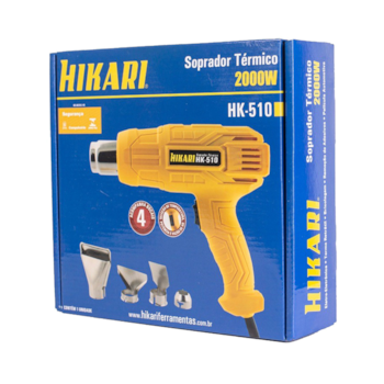 SOPRADOR TÉRMICO 2000W 350ºC A 600ºC HK-510 - 21D002 HIKARI SOPRADOR TÉRMICO 2000W 350ºC A 600ºC HK-510 - 21D002 HIKARI