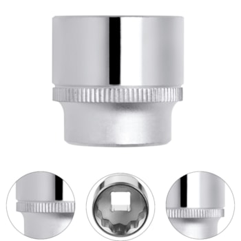 SOQUETE 1/2" ESTRIADO 28MM R61102807 - 3300343 GEDORE RED SOQUETE 1/2" ESTRIADO 28MM R61102807 - 3300343 GEDORE RED