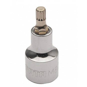 SOQUETE BIT MULTIDENTADO 1/2"X50MMXM10 - ST24804SC SATA