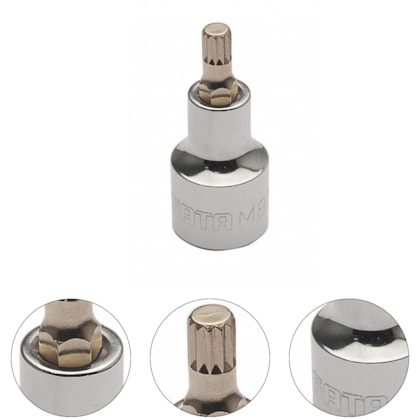 SOQUETE BIT MULTIDENTADO 1/2"X50MMXM12 - ST24805SC SATA SOQUETE BIT MULTIDENTADO 1/2"X50MMXM12 - ST24805SC SATA