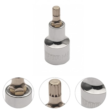 SOQUETE BIT MULTIDENTADO 1/2"X50MMXM8 - ST24803SC SATA SOQUETE BIT MULTIDENTADO 1/2"X50MMXM8 - ST24803SC SATA