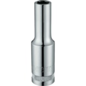 SOQUETE CROMO VANADIO LONGO ENCAIXE DE 1/2" SEXTAVADO 24MM - SATA