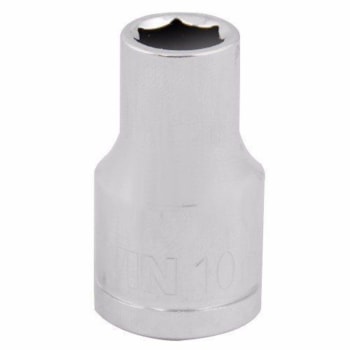 Soquete De 10mm Sextavado Com Encaixe De 1/2 Pol. Irwin - 1879607 Soquete De 10mm Sextavado Com Encaixe De 1/2 Pol. Irwin - 1879607