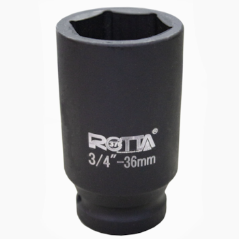SOQUETE DE IMPACTO 3/4" LONGO 36MM - 200276 ROTTA SOQUETE DE IMPACTO 3/4" LONGO 36MM - 200276 ROTTA