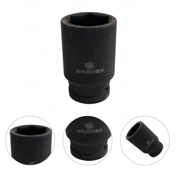 SOQUETE DE IMPACTO CURTO ENCAIXE DE 1" SEXTAVADO 28MM - BREMEN