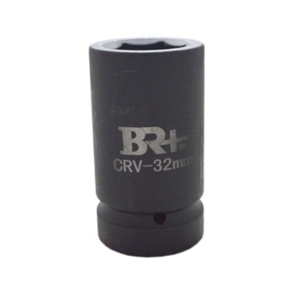 SOQUETE DE IMPACTO LONGO ENCAIXE DE 1" SEXTAVADO 32MM - ROTTA