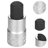 SOQUETE EM AÇO CROMO VANÁDIO PONTA HEXAGONAL 14MM ENCAIXE 1/2" - 44845114 TRAMONTINA PRO