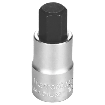 SOQUETE EM AÇO CROMO VANÁDIO PONTA HEXAGONAL 14MM ENCAIXE 1/2" - 44845114 TRAMONTINA PRO SOQUETE EM AÇO CROMO VANÁDIO PONTA HEXAGONAL 14MM ENCAIXE 1/2" - 44845114 TRAMONTINA PRO