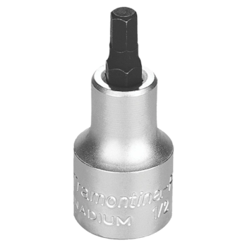 SOQUETE EM AÇO CROMO VANÁDIO PONTA HEXAGONAL 6MM ENCAIXE 1/2" - 44845106 TRAMONTINA PRO SOQUETE EM AÇO CROMO VANÁDIO PONTA HEXAGONAL 6MM ENCAIXE 1/2" - 44845106 TRAMONTINA PRO