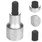 SOQUETE EM AÇO CROMO VANÁDIO PONTA HEXAGONAL 8MM ENCAIXE 1/2" - 44845108 TRAMONTINA PRO