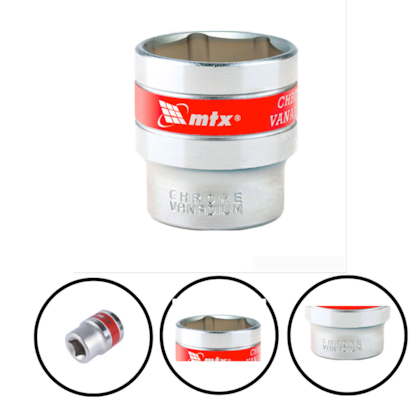 SOQUETE ENCAIXE 1/2" SEXTAVADO 10MM CRV MASTER - 131109 MTX SOQUETE ENCAIXE 1/2" SEXTAVADO 10MM CRV MASTER - 131109 MTX