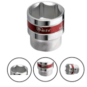 SOQUETE ENCAIXE 1/2" SEXTAVADO 12MM CRV MASTER - 131129 MTX SOQUETE ENCAIXE 1/2" SEXTAVADO 12MM CRV MASTER - 131129 MTX