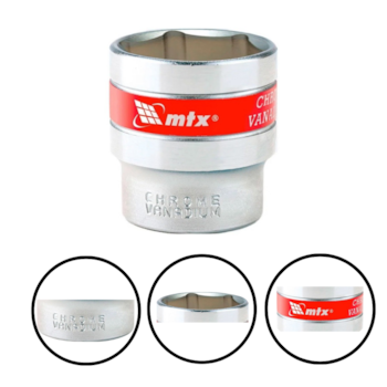SOQUETE ENCAIXE 1/2" SEXTAVADO 32MM CRV MASTER - 131329 MTX SOQUETE ENCAIXE 1/2" SEXTAVADO 32MM CRV MASTER - 131329 MTX