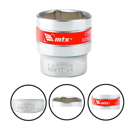 SOQUETE ENCAIXE 1/2" SEXTAVADO 32MM CRV MASTER - 131329 MTX SOQUETE ENCAIXE 1/2" SEXTAVADO 32MM CRV MASTER - 131329 MTX