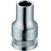 SOQUETE ESTRIADO 1/2" 11MM - ST13602SC SATA