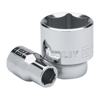 SOQUETE ESTRIADO 1/2" 18MM - 100204 STANLEY SOQUETE ESTRIADO 1/2" 18MM - 100204 STANLEY