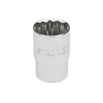 SOQUETE ESTRIADO 1/2" 18MM - 100204 STANLEY SOQUETE ESTRIADO 1/2" 18MM - 100204 STANLEY
