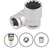 SOQUETE ESTRIADO 1/2" 30MM CRV ENC - 3039300000 VONDER SOQUETE ESTRIADO 1/2" 30MM CRV ENC - 3039300000 VONDER
