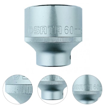 SOQUETE ESTRIADO 3/4" 21MM - ST16603SC SATA