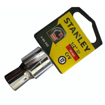 Soquete Estriado de 1/2 - 10MM - Stanley - 4-86-542