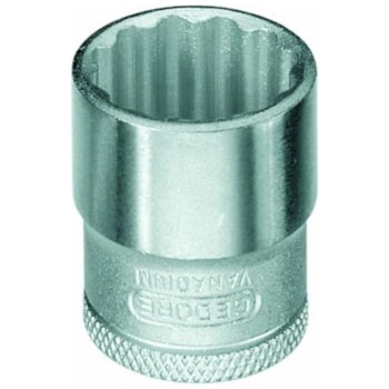 SOQUETE ESTRIADO DE 3/8" ENCAIXE 3/8" D30-3/8 - 14079 GEDORE