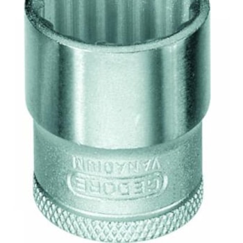 SOQUETE ESTRIADO DE 3/8" ENCAIXE 3/8" D30-3/8 - 14079 GEDORE