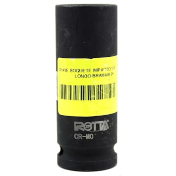 SOQUETE IMPACTO 1/2" 22MM LONGO - 200293 BRAMAIS SOQUETE IMPACTO 1/2" 22MM LONGO - 200293 BRAMAIS