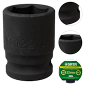 SOQUETE IMPACTO SEXTAVADO 1/2" 22MM - ST34315SC SATA SOQUETE IMPACTO SEXTAVADO 1/2" 22MM - ST34315SC SATA