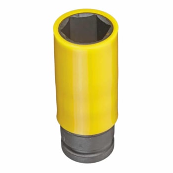 SOQUETE IMPACTO SEXTAVADO 1/2" LIGA LEVE AMARELO 19MM R63041916 - 3300586 GEDORE RED