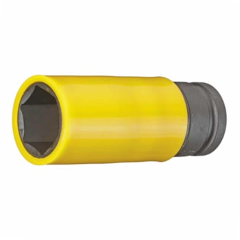 SOQUETE IMPACTO SEXTAVADO 1/2" LIGA LEVE AMARELO 19MM R63041916 - 3300586 GEDORE RED