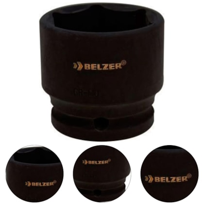 SOQUETE IMPACTO SEXTAVADO 1" 27MM - 34819BX BELZER