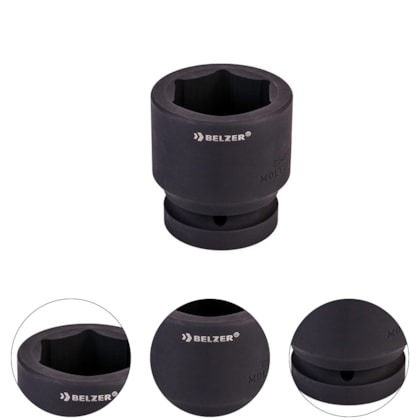 SOQUETE IMPACTO SEXTAVADO 1" 33MM - 34823BX BELZER SOQUETE IMPACTO SEXTAVADO 1" 33MM - 34823BX BELZER