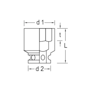SOQUETE IMPACTO SEXTAVADO 3/4" 27MM - 435,0037 ROCAST SOQUETE IMPACTO SEXTAVADO 3/4" 27MM - 435,0037 ROCAST